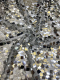 18mm Square Sequin Embroidered Mesh Fabric — fabric photo 2