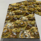 Heavy Colorful Laminated Sequin Embroidery Fabric — fabric photo 2