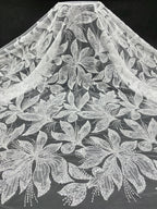 Laser-Cut Lace with Double Beads and Sequin Embroidery — fabric photo 6