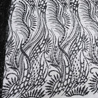 Sequin & Bugle-Bead Embroidered Tulle Mesh Fabric – Design 63199 — fabric photo 2