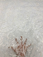 Beaded Sequin Embroidery Fabric for Bridesmaid Dresses — fabric photo 4