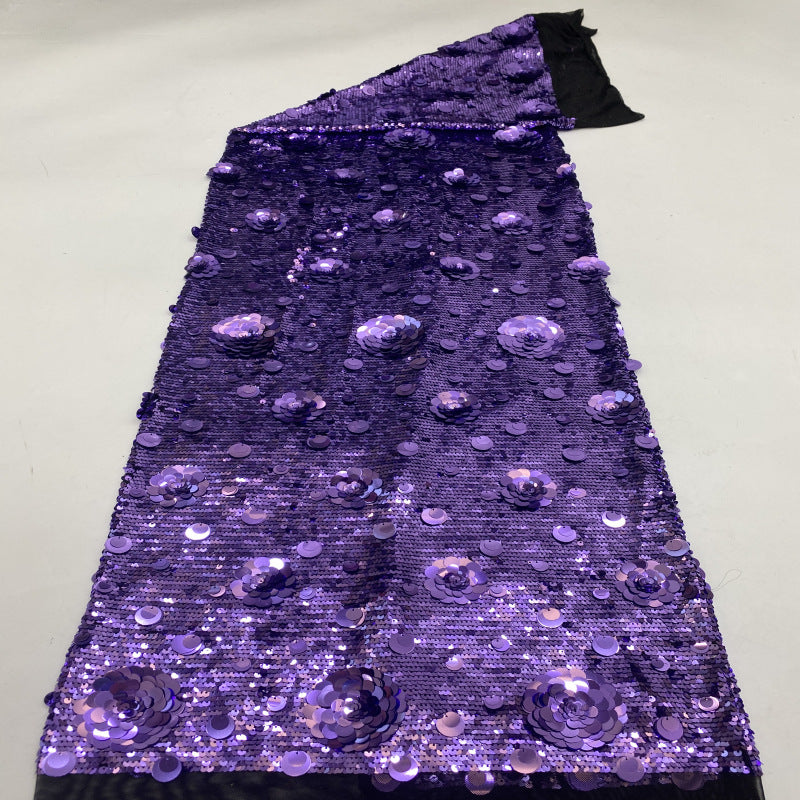Mixed 5–18mm Sequin Embroidery Fabric — fabric photo 4