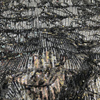 Fringed Dense 5/7mm Sequin Embroidery Fabric — fabric photo 4