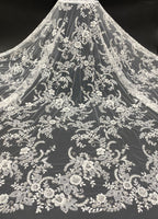 Foam Bead Sequin Embroidery Fabric for Evening Dresses