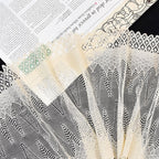 Maple Leaf Double-Scallop Stretch Lace Trim 23 cm