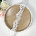 Small Floral Stretch Nylon-Spandex Lace Trim 5.4 cm — fabric photo 5