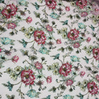 Summer new high-end embroidered sequin mesh fabric suitable for wedding dresses formal gowns and designer clothing fabrics