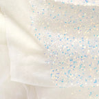 Colorful sequins, embroidered lace fabric, clothing accessories, dresses, children's clothing design, DIY handmade materials