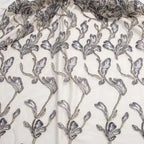 زي هانفو القديم بخيط ذهبي وزهرة البوق مطرزة بدانتيل وحواف شبكية من القماش لتزيين فستان تنكرية لحفلات الزفاف بنفسك