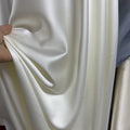 Ivory Soft Stretch Silk Satin - Elegant for Wedding Dresses & Designer