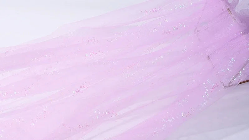 Mesh Knit Multi-color Mesh Yarn Designer Uses Children Princess Dresses Cute Dresses Headwear For DIY Wedding Formal Wear Fabric