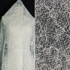 New sequin embroidery lace fabric sewing wedding dress cheongsam dress decoration DIY handmade fabric