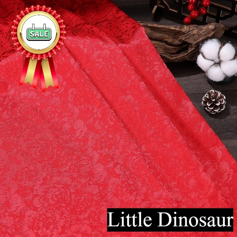 قماش ساتان حريري من الجاكار الرائع مثالي لفساتين الزفاف وفساتين السهرة ومشاريع الحرف اليدوية الأنيقة والخالدة