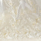 Colorful Floral Lace Trim - Stretch Embroidered for Bridal & Dance