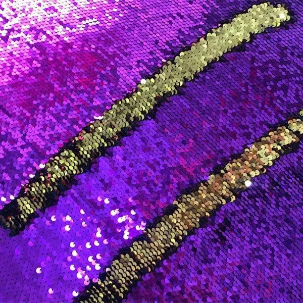 Double-sided folded 5-millimeter sequined fabric sewn evening dress stage costume background decoration diy fabric