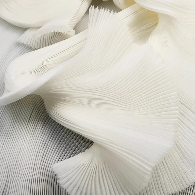 Accordion-Pleated Crystal Organza for Sculptural Dresses & Gowns — fabric photo 4
