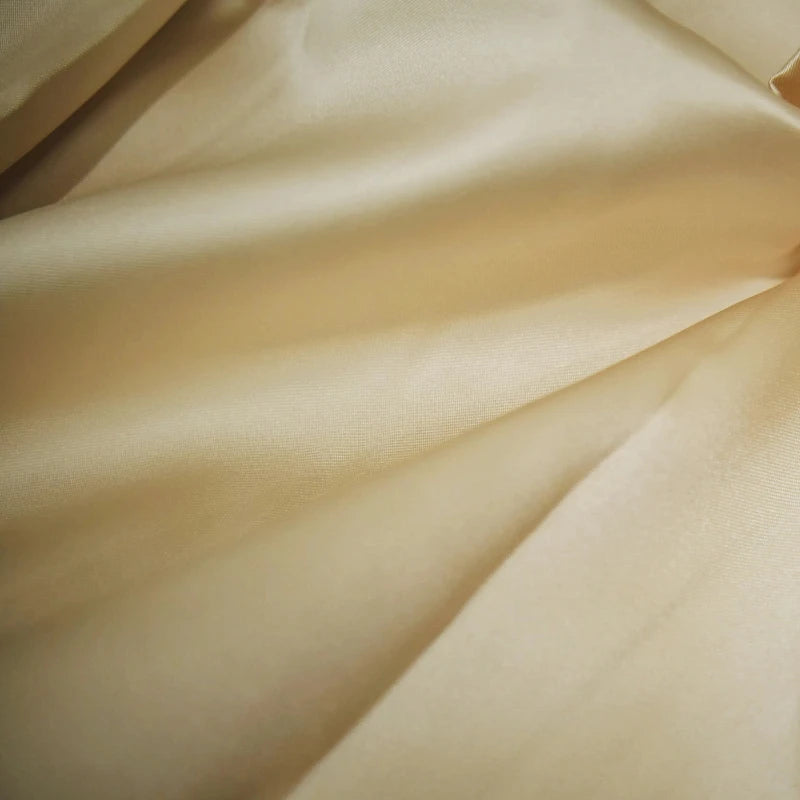 Tela de satén mikado rígido de lujo por yarda para vestido de novia, boda, traje, sarga de satén, tela de fiesta de noche, material de costura DIY