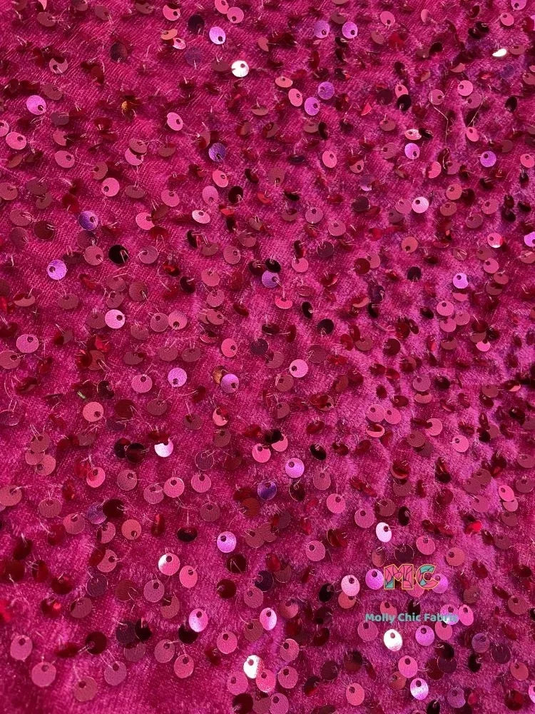 Tela elástica de terciopelo con lentejuelas y bordado tridimensional para costura de vestidos de noche y ropa.