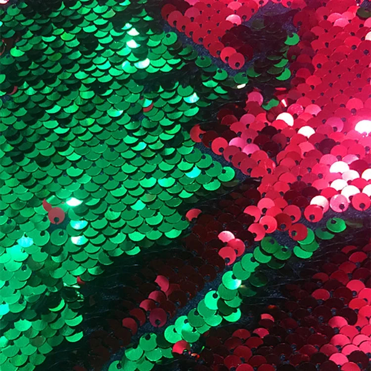 Double-sided folded 5-millimeter sequined fabric sewn evening dress stage costume background decoration diy fabric