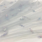 Light And Soft Bead Embroidery Fabric, Fresh And Colorful Candy Children's Clothing, Hair Accessories, Lace Mesh Skirt Fabric