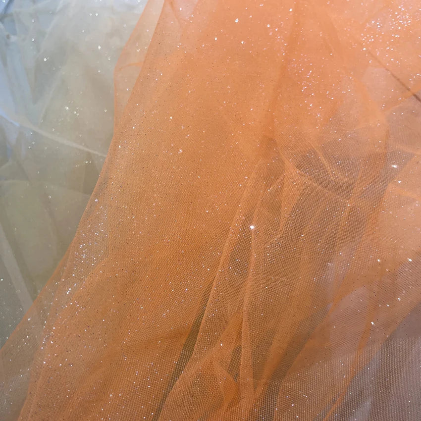 Blue Red Sequin Tulle - Sparkling for Wedding Veils & Children's Dresses