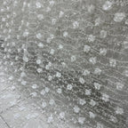 New Lace Fabric 3D Velvet Flowers Embroidered Branches Beaded Sequins Pearls Embroidery Wedding Dress Evening Gown Formal Clothe