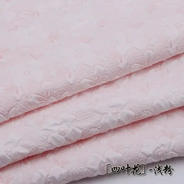 نسيج فقاعي منقوش بنقشة ماكارون، خفيف الوزن، قطن ثلاثي الأبعاد، مادة سترة مبطنة، نمط عطر صغير، نسيج معطف منتفخ