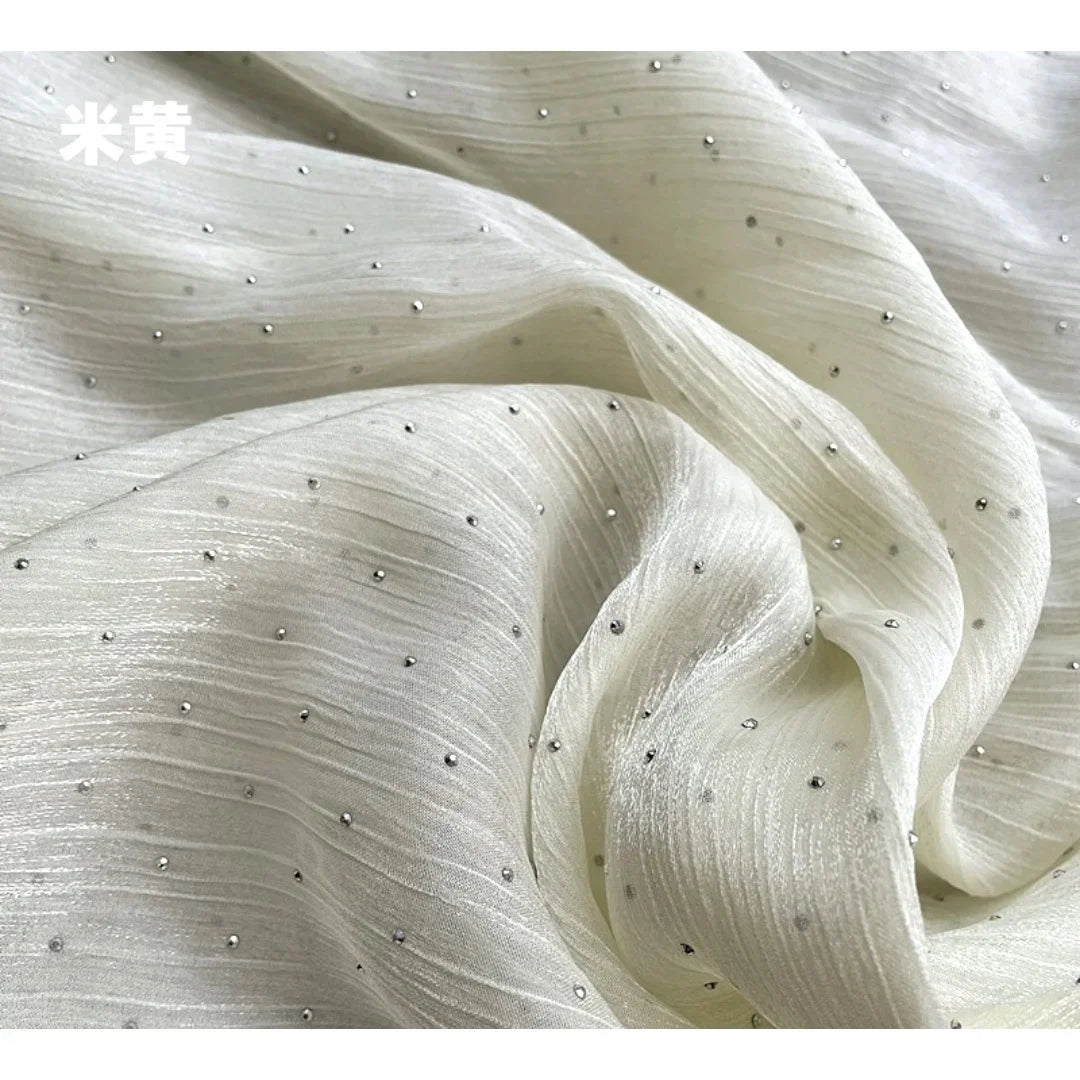 فستان زفاف نسائي مسائي بتصميم سماء مرصعة بالنجوم بتصميم زهرة جليدية من الساتان الأكثر مبيعًا