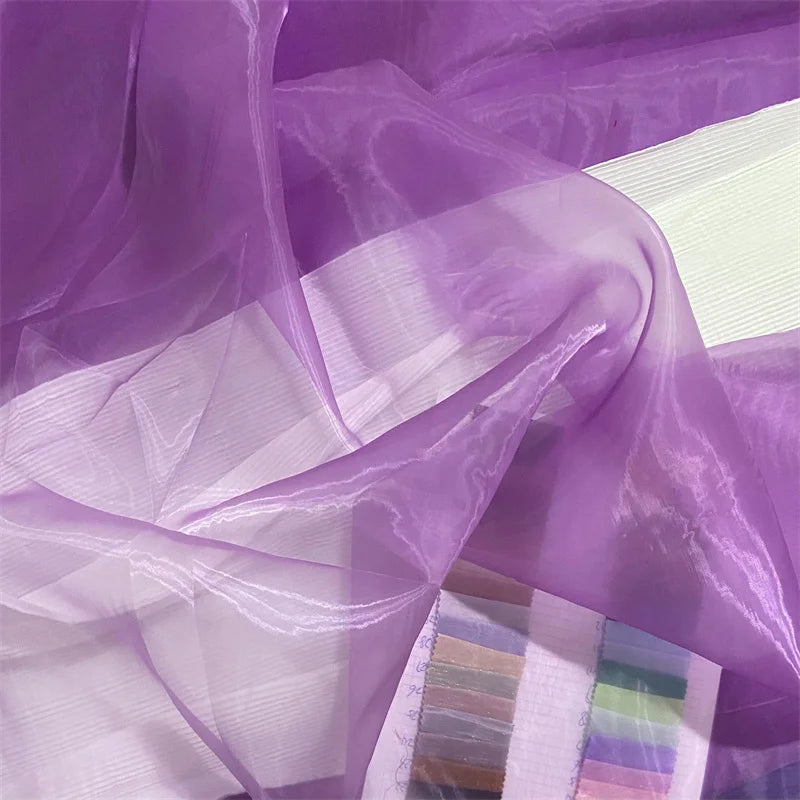 Vestido de hilo ligero de malla suave con agua líquida, tela Hanfu Super Fairy DIY, diseño de perspectiva de hilo fluido para boda