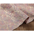 Oil Painting Style Gold Jacquard Relief Fabric - 3D Textured Material