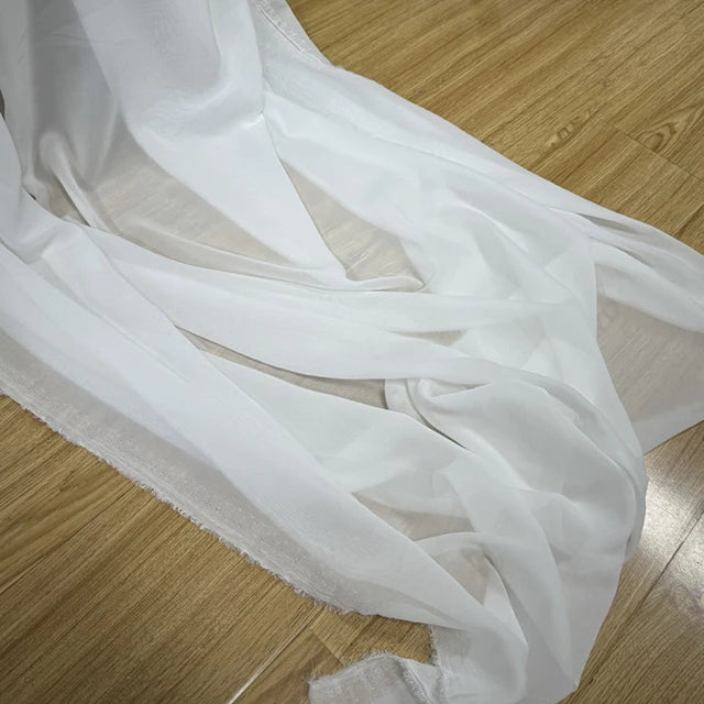 قماش شيفون للفساتين والتنانير والقمصان والملابس والديكورات ومشاريع الخياطة اليدوية، باللون الوردي والأرجواني