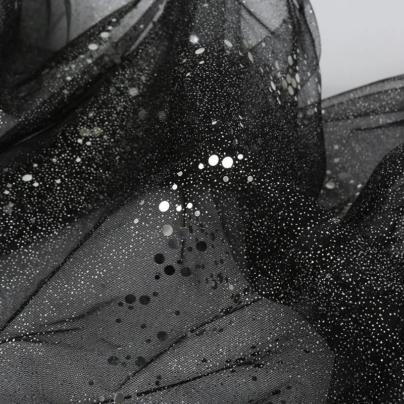 Galaxy Mesh Dreamy Fluffy Skirt Yarn - Stage Clothing & Backdrop Fabric