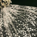 3D Floral Embroidered Lace Trim - Delicate for Bridal & Home Décor