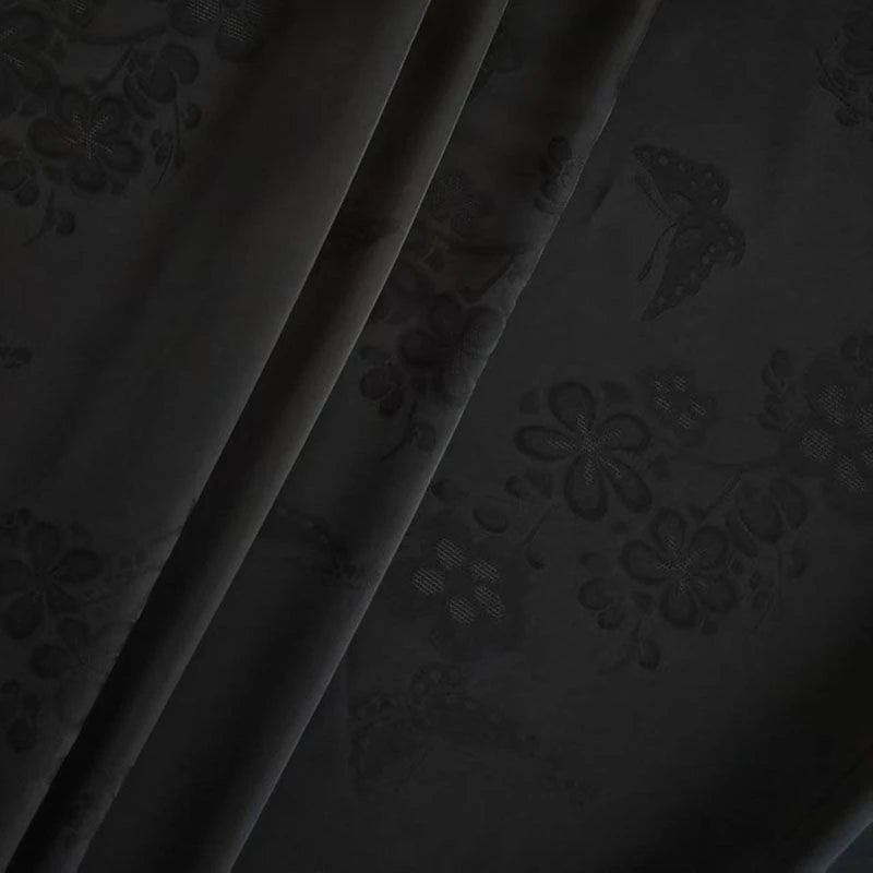 Imitación de tejido de satén jacquard suave de alta calidad hecho de ácido acético adecuado para vestidos de novia, vestidos formales, etc.