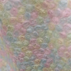 فستان زفاف كلاسيكي مطبوع عليه وردة ثلاثية الأبعاد مع لوحة قماش مطرزة وقماش شبكي مزين بالزهور