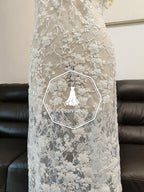 Nueva industria pesada, cuentas de uñas, cola de pez avanzada, bordado de encaje, tela, bordado de cuentas, vestido de novia, bricolaje, hecho a mano