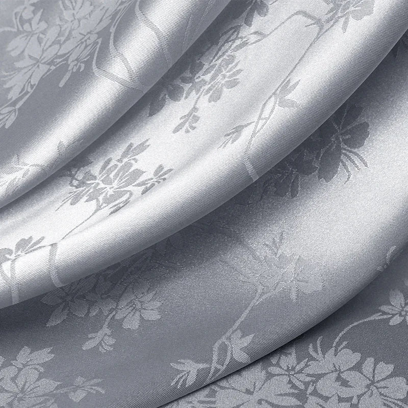 قماش ساتان أسيتات مقلد ناعم من الجاكار - خامة فاخرة، 145 سم