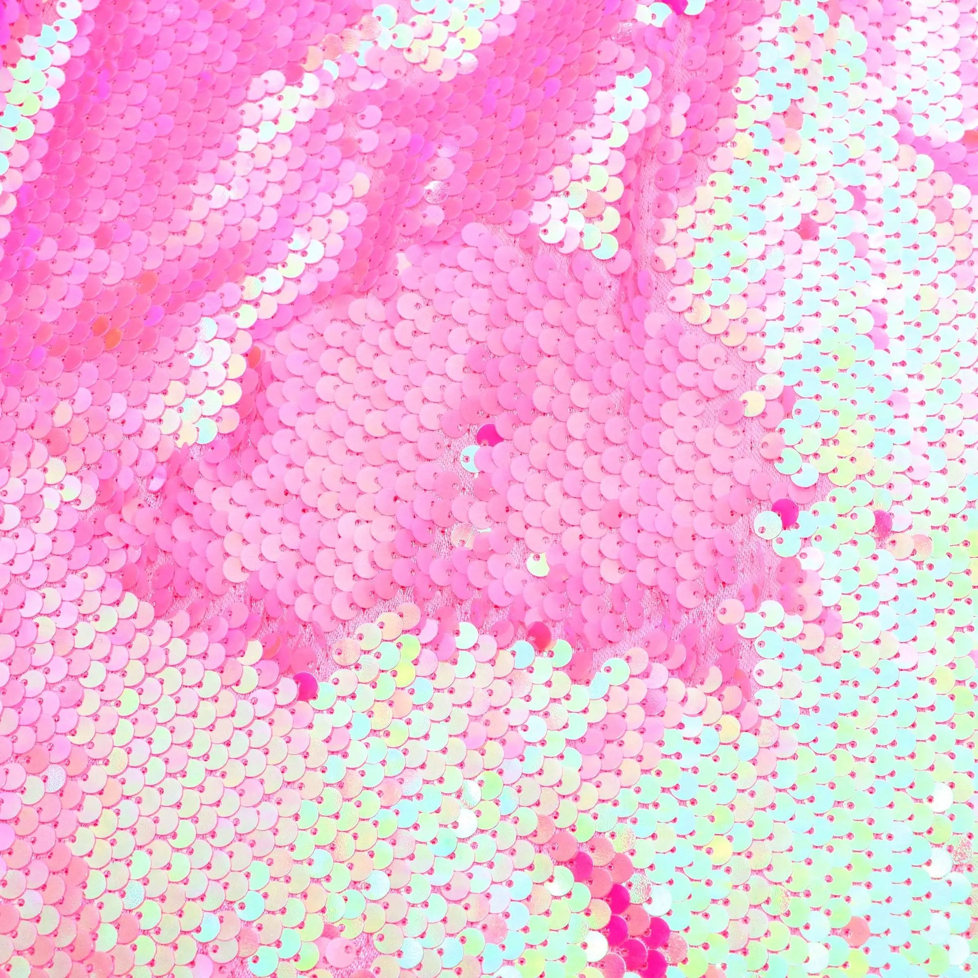 Tela reversible con lentejuelas para vestido de noche, de dos colores, para manualidades creativas, con lazo para el pelo, para bolso o bolso.