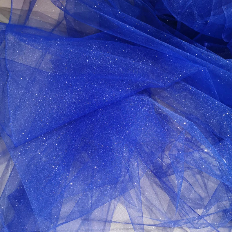 Blue Red Sequin Tulle - Sparkling for Wedding Veils & Children's Dresses