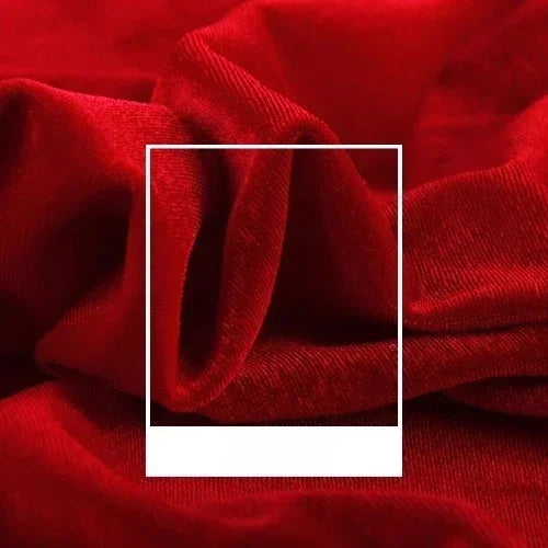 High Quality Velvet Solid Color Elastic Fabric - Luxurious Material 150cm