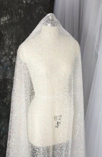 Colorful Shimmer Lace Fabric - Vibrant for Bridal & Decorative Accents - fabric photo 4