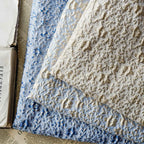 قماش جاكار زهري منقوش بخيوط ذهبية وفضية - فاخر ثلاثي الأبعاد، 140 سم