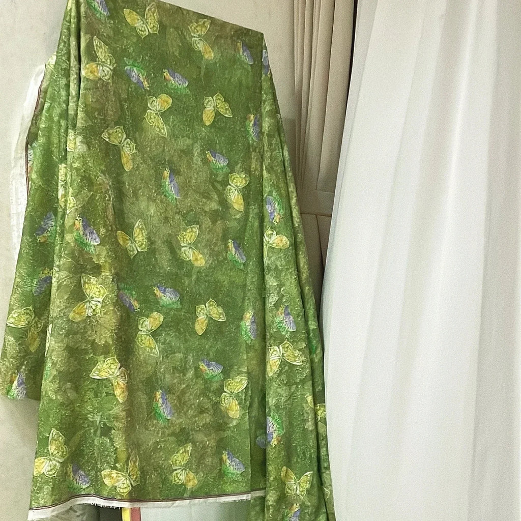 Butterfly Tassel Jacquard Brocade - Elegant for Evening Gown & Stage Costume