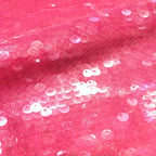 Multi-Color Glitter Sequins Mesh Fabric - Transparent Sparkle Material 130cm
