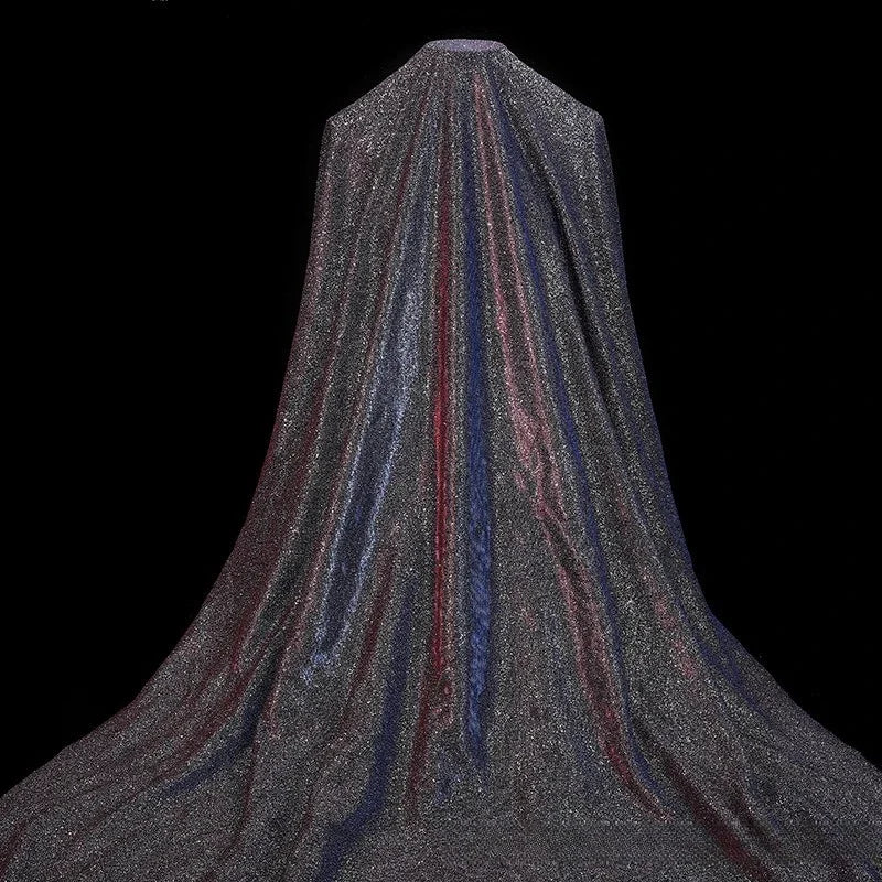 Gold Dust Mesh Stage Skirt, Lighting, Laser Magic Bright Silk Cloth, Wedding Dress, Wedding Prop Curtain, Soft For New Designers