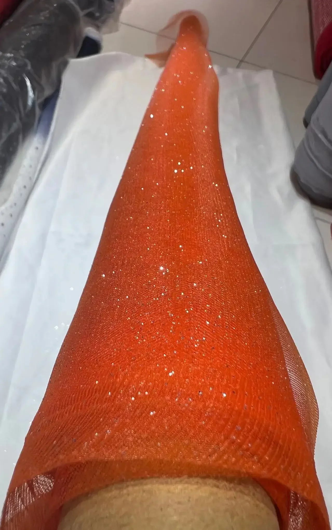 Solid Color Soft Mesh Powder Spraying Gold Sewing Headband Fluffy Skirt Evening Dress DIY Scene Decoration Mesh