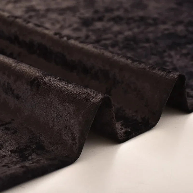 Thick Ice Flower Velvet Fabric - Soft Upholstery Material 150cm