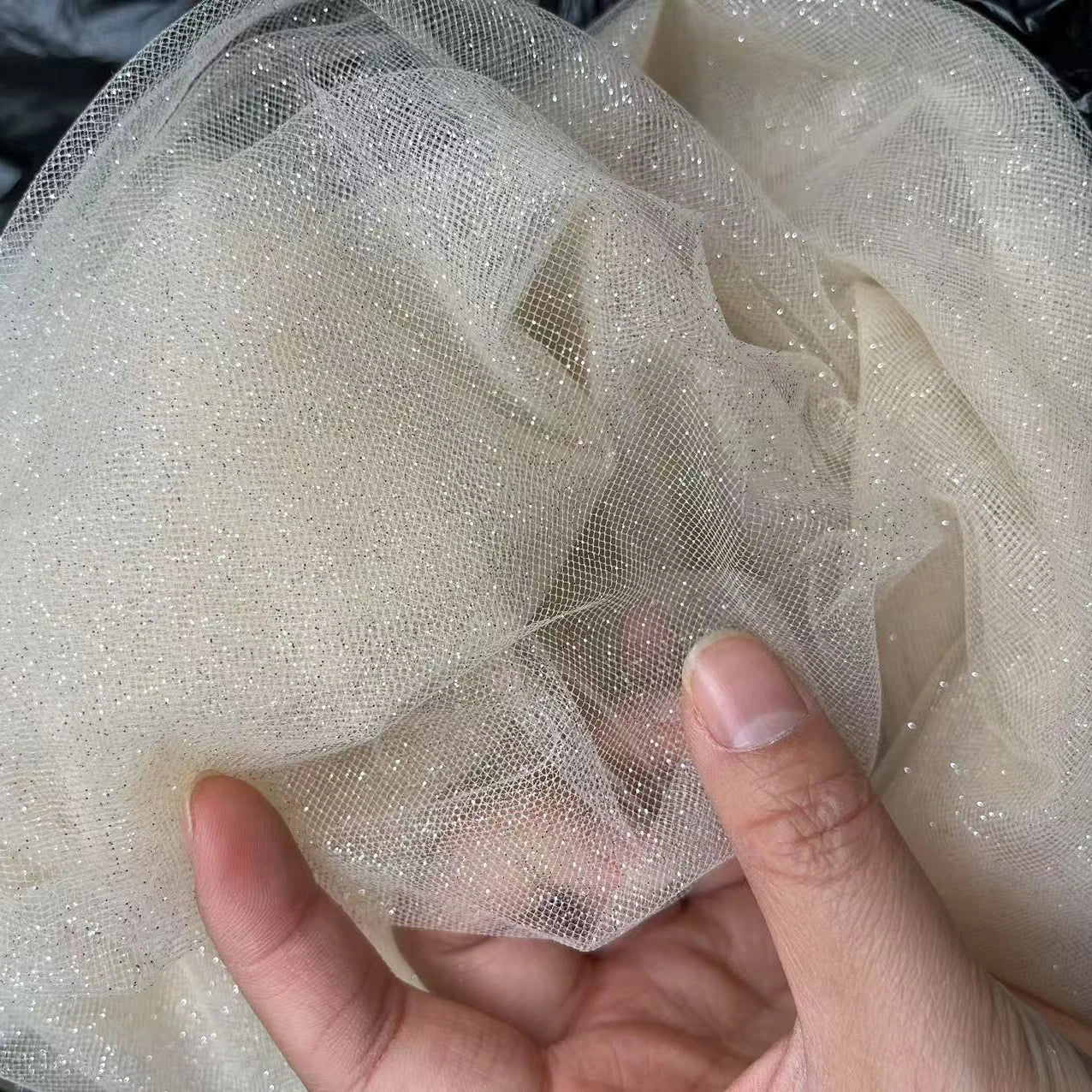 Blue Red Sequin Tulle - Sparkling for Wedding Veils & Children's Dresses