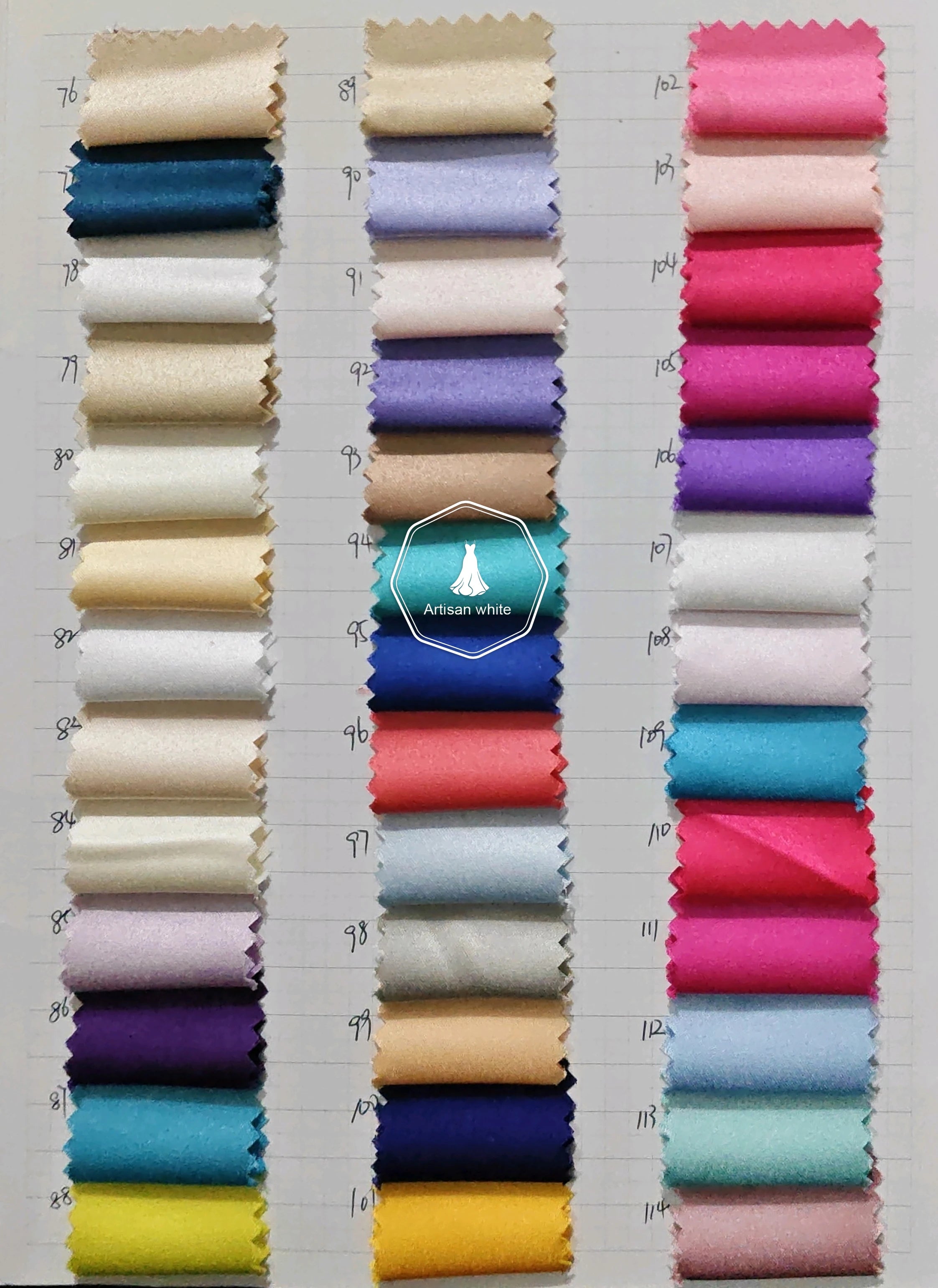 Smooth Glossy Satin - Breathable for Clothing & Home Decoration 395