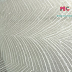 New Feather Pattern Bead Embroidery Mesh Fabric Sewing Wedding Dress And Evening Dress DIY High End Customized Clothing Fabric